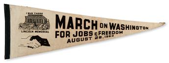 (CIVIL RIGHTS.) KING, MARTIN LUTHER JR. March on Washington for Jobs and Freedom.